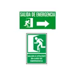 Señalización de salida de emergencia