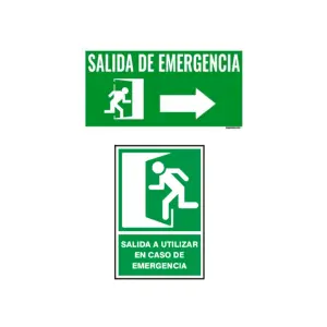 Señalización de salida de emergencia