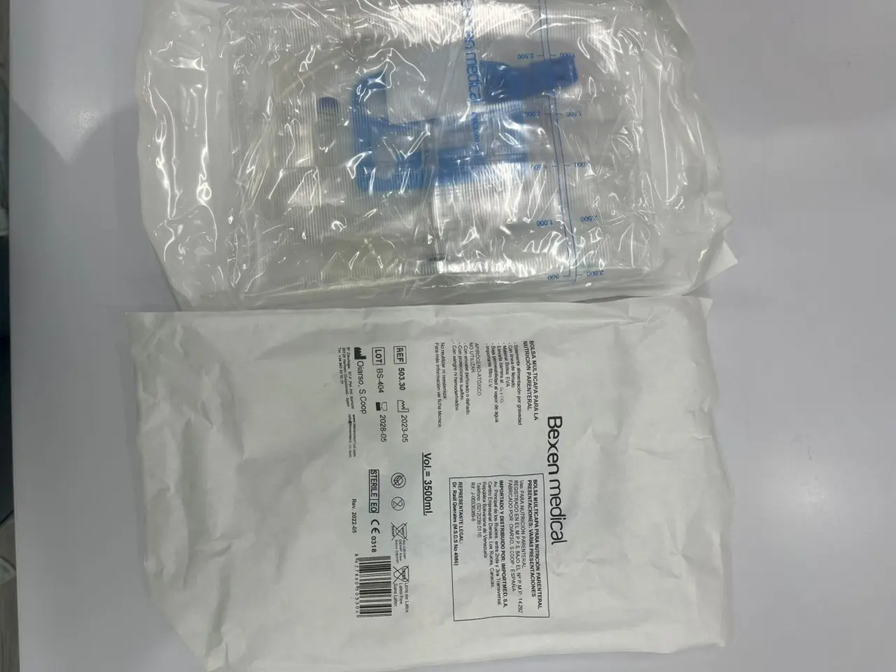 Bolsa de Nutrición Parenteral 3500ml Bexen