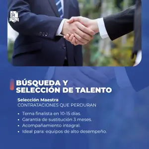 Búsqueda y Selección de Talento (Selección Maestra)