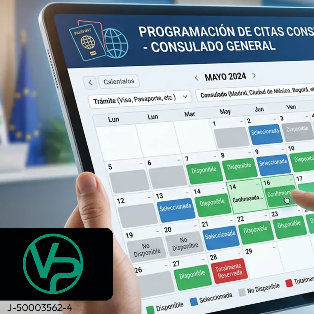 Programación de citas para visas